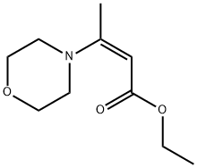 3-MORPHOLIN-4-YL-BUT-2-ENOIC ACID ETHYL ESTER Struktur