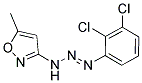 3-[3-(2,3-DICHLOROPHENYL)TRIAZ-2-ENYL]-5-METHYLISOXAZOLE Struktur