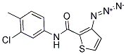 N2-(3-CHLORO-4-METHYLPHENYL)-3-AZIDOTHIOPHENE-2-CARBOXAMIDE Struktur