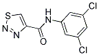 N-(3,5-DICHLOROPHENYL)-1,2,3-THIADIAZOLE-4-CARBOXAMIDE Struktur