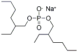 SODIUM DI(2-ETHYLHEXYL)PHOSPHATE Struktur