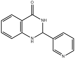 2-(3-PYRIDYL)-1,2,3-TRIHYDROQUINAZOLIN-4-ONE Struktur