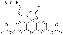 DIACETYL-5(6)-FITC Struktur