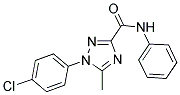 1-(4-CHLOROPHENYL)-5-METHYL-N-PHENYL-1H-1,2,4-TRIAZOLE-3-CARBOXAMIDE Struktur