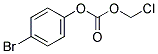 4-BROMOPHENYL CHLOROMETHYL CARBONATE Struktur