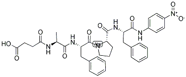 SUC-ALA-PHE-PRO-PHE-PNA Struktur