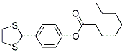 4-(1,3-DITHIOLAN-2-YL)PHENYL OCTANOATE Struktur