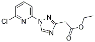 ETHYL 2-[1-(6-CHLORO-2-PYRIDINYL)-1H-1,2,4-TRIAZOL-3-YL]ACETATE Struktur