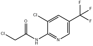 2-CHLORO-N-[3-CHLORO-5-(TRIFLUOROMETHYL)-2-PYRIDINYL]ACETAMIDE Struktur