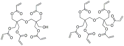 DIPENTAERYTHRITOL PENTA-/HEXA-ACRYLATE Struktur