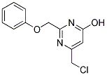 6-(CHLOROMETHYL)-2-(PHENOXYMETHYL)PYRIMIDIN-4-OL Struktur