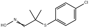 2-[(4-CHLOROPHENYL)SULFANYL]-2-METHYLPROPANAL OXIME Struktur