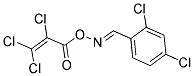 2,4-DICHLORO-1-(([(2,3,3-TRICHLOROALLANOYL)OXY]IMINO)METHYL)BENZENE Struktur