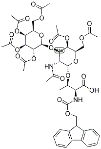 FMOC-L-THR(GAL(1->3)GALNAC)-OH Struktur