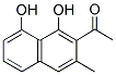 1-(1,8-DIHYDROXY-3-METHYL-NAPHTHALEN-2-YL)-ETHANONE Struktur