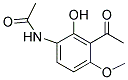 N1-(3-ACETYL-2-HYDROXY-4-METHOXYPHENYL)ACETAMIDE Struktur