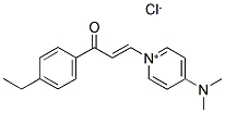 3-[4-(DIMETHYLAMINO)PYRIDINIUM-1-YL]-1-(4-ETHYLPHENYL)PROP-2-EN-1-ONE CHLORIDE Struktur