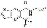 N-ALLYL-5-(TRIFLUOROMETHYL)THIENO[3,2-B]PYRIDINE-6-CARBOXAMIDE Struktur