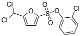 2-CHLOROPHENYL 5-(DICHLOROMETHYL)FURAN-2-SULFONATE Struktur