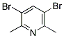 3,5-DIBROMO-2,6-DIMETHYLPYRIDINE Struktur