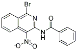 N1-(1-BROMO-4-NITRO-3-ISOQUINOLYL)BENZAMIDE Struktur