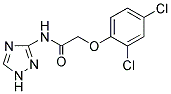 N-(3H-2,3,5-TRIAZOLYL)-2-(2,4-DICHLOROPHENOXY)ETHANAMIDE Struktur