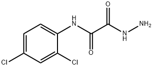 N-(2,4-DICHLOROPHENYL)-2-HYDRAZINO-2-OXOACETAMIDE Struktur