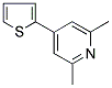 2,6-DIMETHYL-4-(2-THIENYL)PYRIDINE Struktur