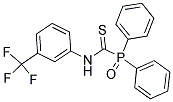 N-[3-(TRIFLUOROMETHYL)PHENYL]OXO(DIPHENYL)PHOSPHORANECARBOTHIOAMIDE Struktur