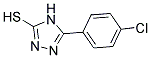 3-MERCAPTO-5(4-CHLOROPHENYL)-[1,2,4-]TRIAZOLE Struktur