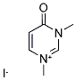 1,3-DIMETHYL-4-OXO-3,4-DIHYDROPYRIMIDINIUM-IODIDE Struktur