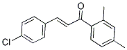 3-(4-CHLOROPHENYL)-1-(2,4-DIMETHYLPHENYL)PROP-2-EN-1-ONE Struktur