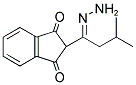 2-(3-METHYLBUTYL-1-HYDRAZONE)INDANE-1,3-DIONE Struktur