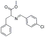 METHYL 2-([(4-CHLOROPHENYL)METHYLENE]AMINO)-3-PHENYLPROPANOATE Struktur