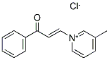 3-(3-METHYLPYRIDINIUM-1-YL)-1-PHENYLPROP-2-EN-1-ONE CHLORIDE Struktur