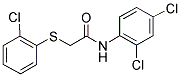 2-[(2-CHLOROPHENYL)SULFANYL]-N-(2,4-DICHLOROPHENYL)ACETAMIDE Struktur