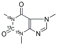 CAFFEINE (2-13C, 1,3-15N2) Struktur