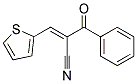 2-(PHENYLCARBONYL)-3-(2-THIENYL)PROP-2-ENENITRILE Struktur