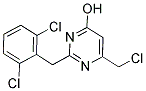 6-(CHLOROMETHYL)-2-(2,6-DICHLOROBENZYL)PYRIMIDIN-4-OL Struktur