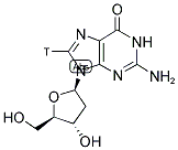 2'-DEOXYGUANOSINE, [8-3H]- Struktur