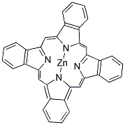 ZINC 29H,31H-TETRABENZO[B,G,L,Q]PORPHINE Struktur