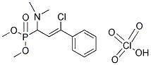 DIMETHYL [3-CHLORO-1-(DIMETHYLAMINO)-3-PHENYLALLYL]PHOSPHONATE PERCHLORATE Struktur