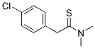 2-(4-CHLOROPHENYL)-N,N-DIMETHYLETHANETHIOAMIDE Struktur