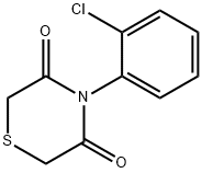 4-(2-CHLOROPHENYL)-3,5-THIOMORPHOLINEDIONE Struktur