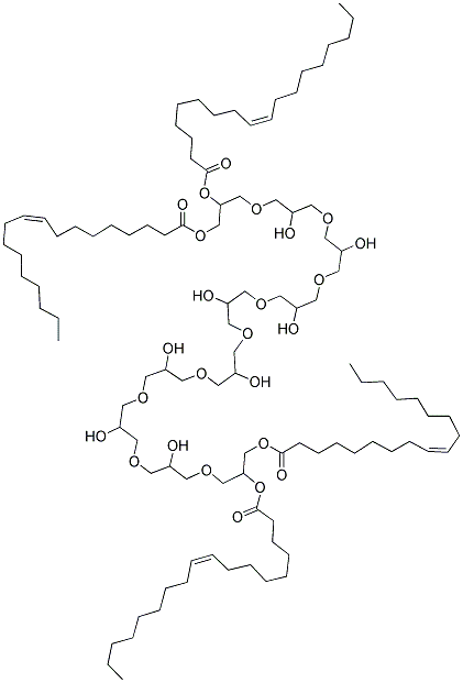 DECAGLYCEROL TETRAOLEATE Struktur