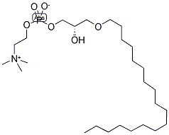 3-O-OCTADECYL-SN-GLYCERO-1-PHOSPHOCHOLINE Struktur