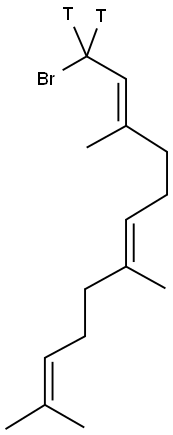 TRANS, TRANS FARNESYL BROMIDE, [1-3H] Struktur