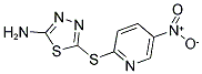 5-[(5-NITRO-2-PYRIDINYL)SULFANYL]-1,3,4-THIADIAZOL-2-YLAMINE Struktur