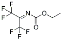 ETHYL N-[2,2,2-TRIFLUORO-1-(TRIFLUOROMETHYL)ETHYLIDENE]CARBAMATE Struktur