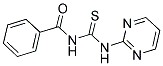 1-BENZOYL-3-(2'-PYRIMIDINYL)THIOUREA Structure